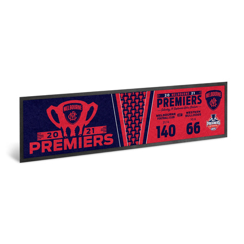 Melbourne Demons AFL Premiers 2021 Bar Runner Score P1 *IN STOCK*