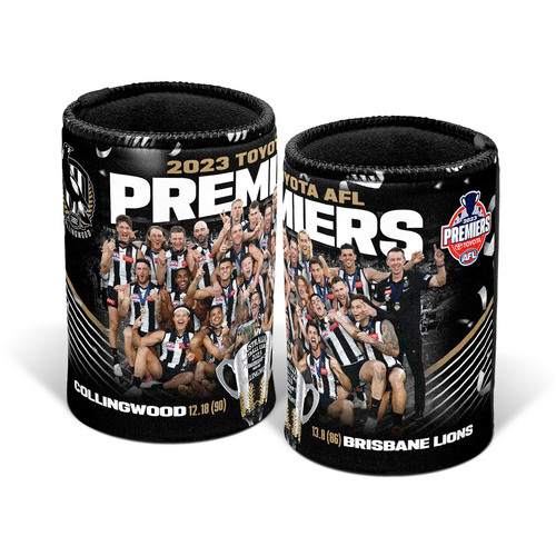 Collingwood Magpies AFL Premiers 2023 Celebration Photo Can Cooler P2 *Pre Sale*