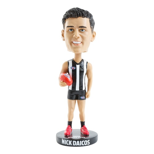 Nick Daicos Collingwood Magpies AFL Bobblehead Collectable 18cm Tall Statue Gift!