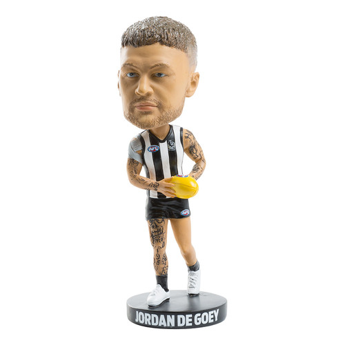 Jordan De Goey Magpies AFL Bobblehead Collectable 18cm Tall Statue Gift!