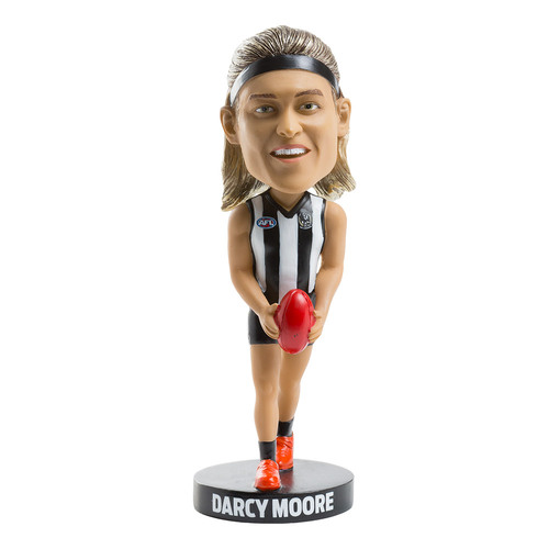 Darcy Moore Magpies AFL Bobblehead Collectable 18cm Tall Statue Gift!