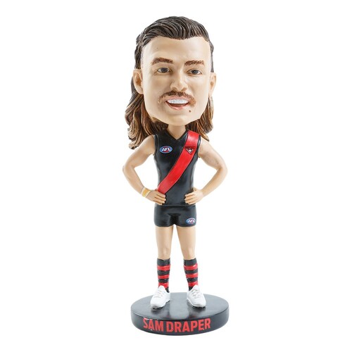 Sam Draper Essendon Bombers AFL Bobblehead Collectable 18cm Tall Statue Gift!