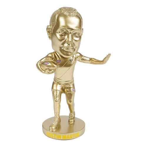 Dustin Martin Richmond Tigers AFL Gold Bobblehead Collectable 18cm Tall Statue Gift!