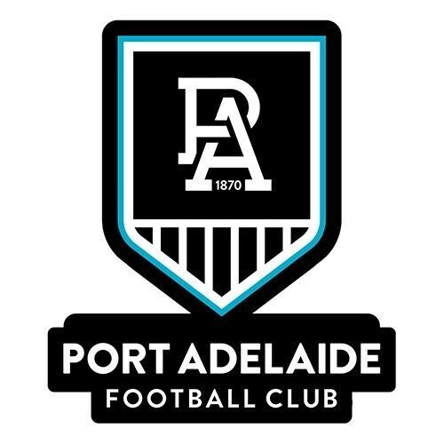 Official AFL Port Adelaide Power Large Team Logo Die Cut Decal Sticker