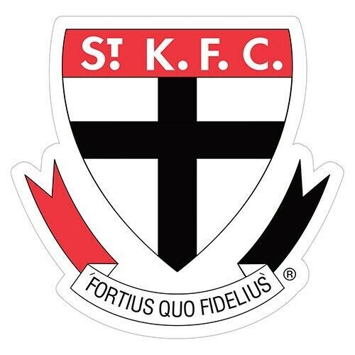 Official AFL St Kilda Saints Large Team Logo Die Cut Decal Sticker