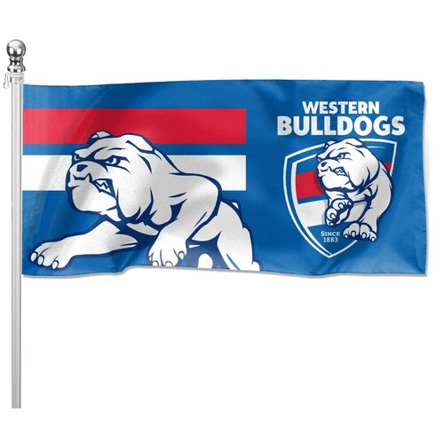Western Bulldogs AFL Flag Pole Flag 180 by 90cms! LE 