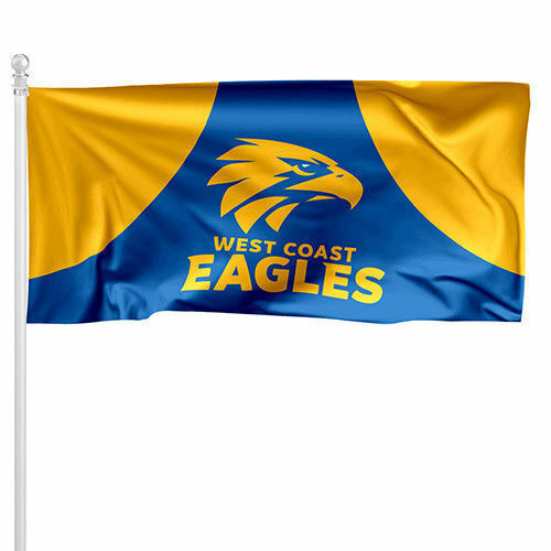 West Coast Eagles AFL Flag Pole Flag 180 by 90cms! LE