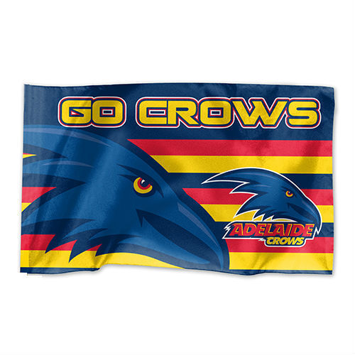 Official AFL Adelaide Crows Game Day Large Flag 60 x 90 cm (NO STICK/FLAG POLE)