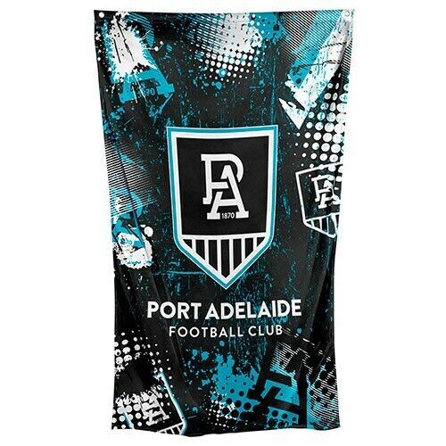 Official AFL Port Adelaide Power Wall Cape Banner Flag (90 cm x 150 cm)