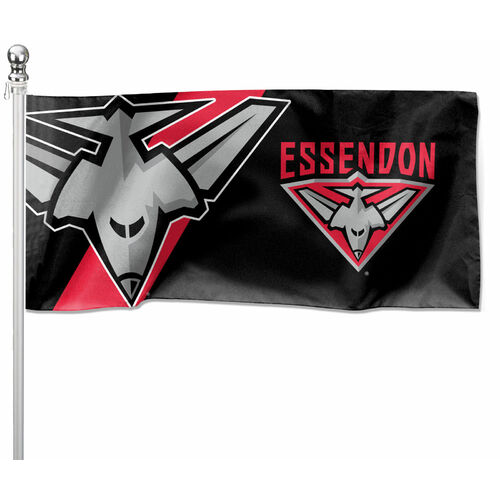 Essendon Bombers AFL Flag Pole Flag 180 by 90cms! LE
