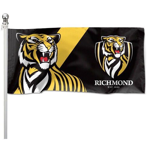 Richmond Tigers AFL Flag Pole Flag 180 by 90cms! LE 