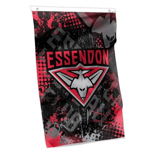 Official AFL Essendon Bombers Wall Cape Banner Flag (70 cm x 100 cm)