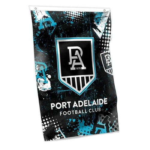 Official AFL Port Adelaide Power Wall Cape Banner Flag (70 cm x 100 cm)
