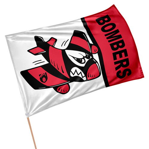 Official AFL Essendon Bombers Retro Game Day Large Flag 60 x 90 cm (NO STICK/FLAG POLE)