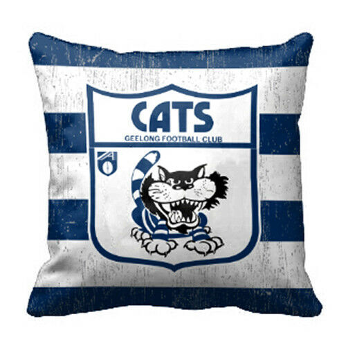Geelong Cats AFL 1st 18 Retro Heritage Pillow Cushion!