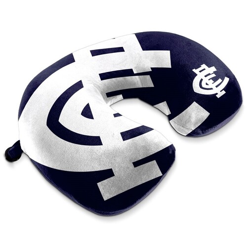 Carlton Blues AFL Team Travel Pillow!