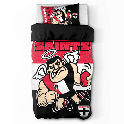 St Kilda Saints AFL Team Single Quilt Cover!