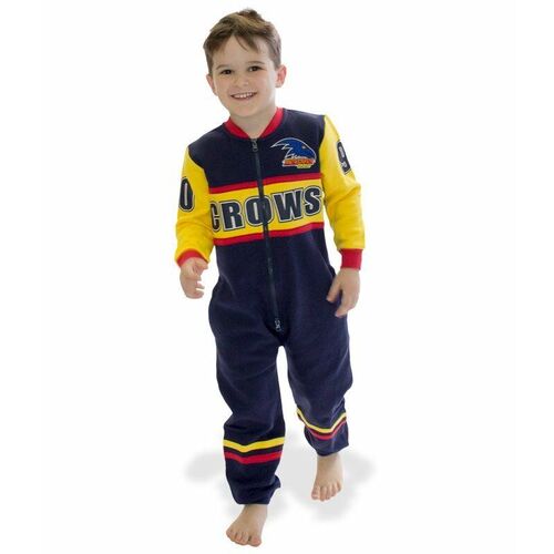 Adelaide Crows AFL Footy Suit Bodysuit Jersey Style Children Kids Size 4-12!