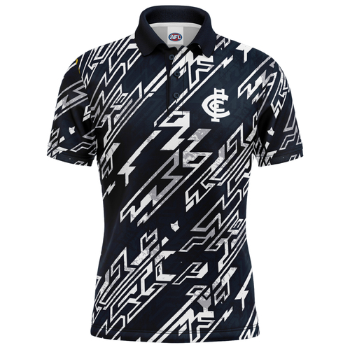 Carlton Blues AFL 'Par-Tee' Golf Polo T Shirt Sizes S-5XL!