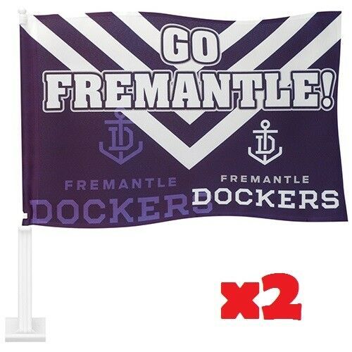 Fremantle Dockers AFL Car Flag 30 cm x 45 cm!