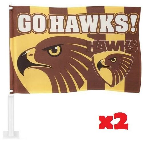 Hawthorn Hawks AFL Car Flag Car Flag 30 cm x 45 cm!