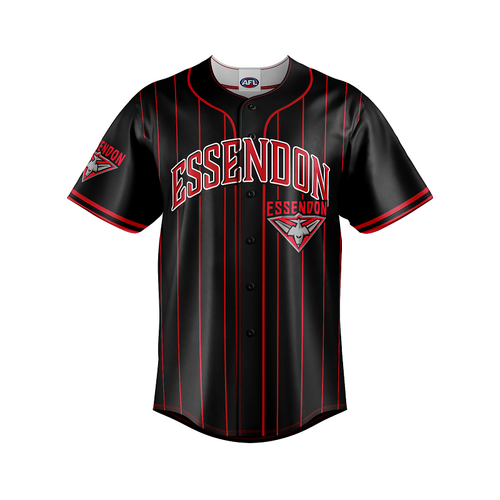 Essendon Bombers AFL Baseball Jersey Slugger T Shirt Sizes S-5XL!