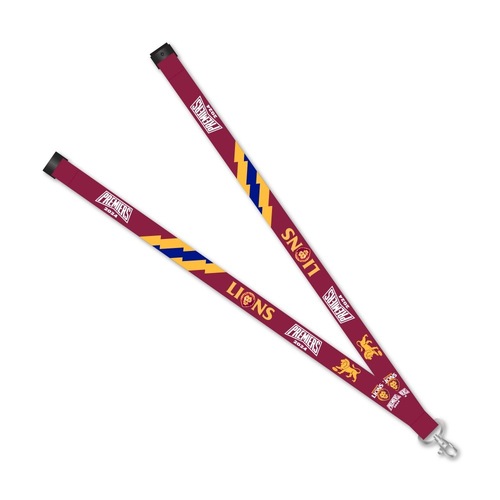 Brisbane Lions AFL 2024 Premiers Logo Lanyard! 