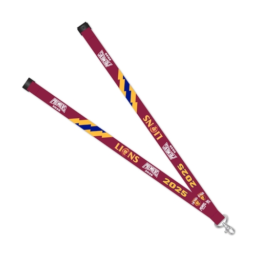 Brisbane Lions AFL 2025 Premiers Logo Lanyard! In Stock!