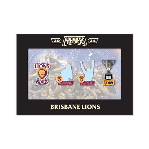 Brisbane Lions AFL 2024 Premiers Pin Set Boxed!