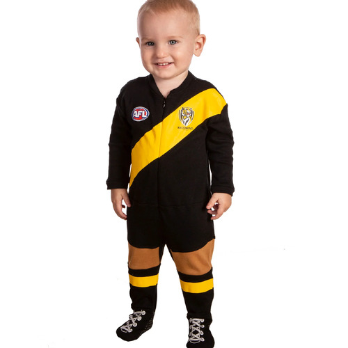 Richmond Tigers AFL 2023 Kids Footysuit Sizes 000-2!
