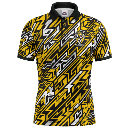 Richmond Tigers AFL 'Par-Tee' Golf Polo T Shirt Sizes S-5XL!