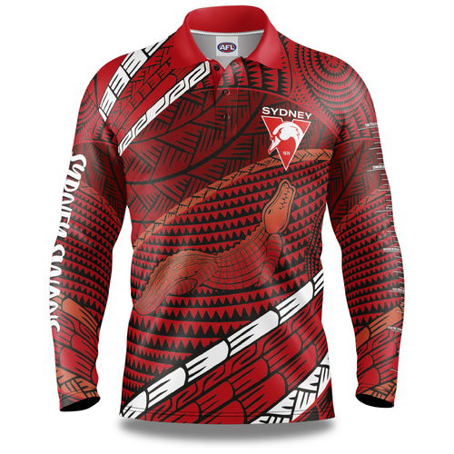 Sydney Swans AFL 'Koedal' Fishing Shirt Polo Sizes S-5XL!