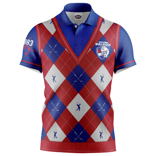 Western Bulldogs AFL Fairway Golf Polo T Shirt Sizes S-5XL!