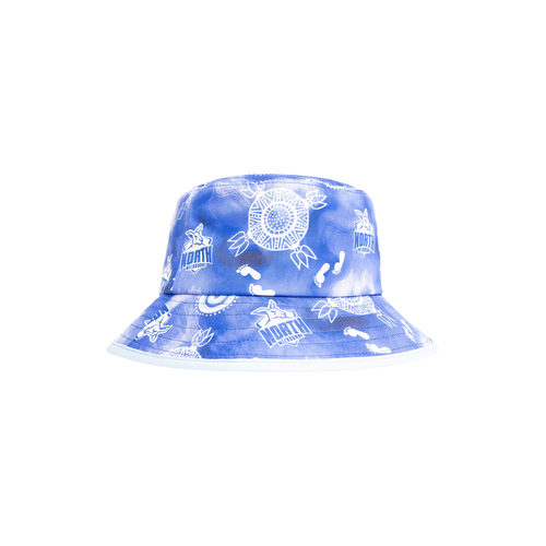 North Melbouorne Kangaroos AFL Indigenous Bucket Hat Cap!