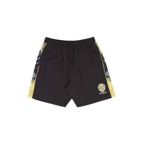 Richmond Tigers AFL Indigenous Training Shorts Sizes S-5XL!