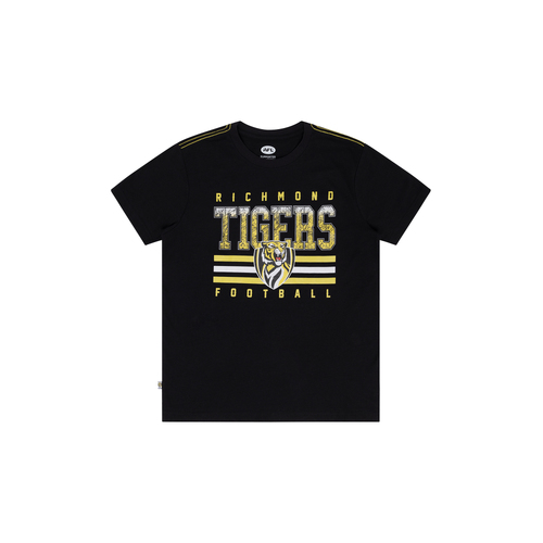 Richmond Tigers 2024 AFL Youth Kids Sketch T-Shirt Sizes 8-16!