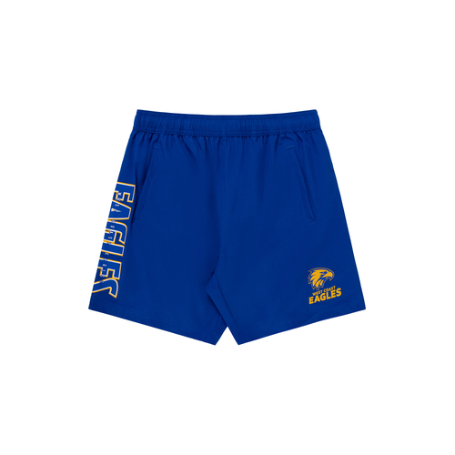 West Coast Eagles AFL 2024 NAR Performance Shorts Sizes S-5XL!