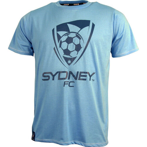 Sydney FC Sky Blues Classic Core T Shirt Size S-5XL! A League Soccer!