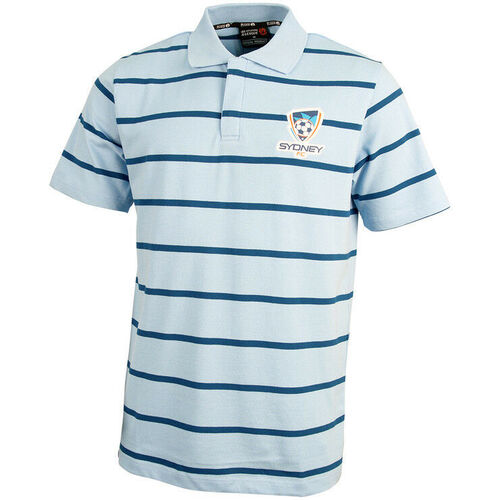 Sydney FC Sky Blues Knitted Polo Shirt Sizes S-5XL! A League Soccer!5