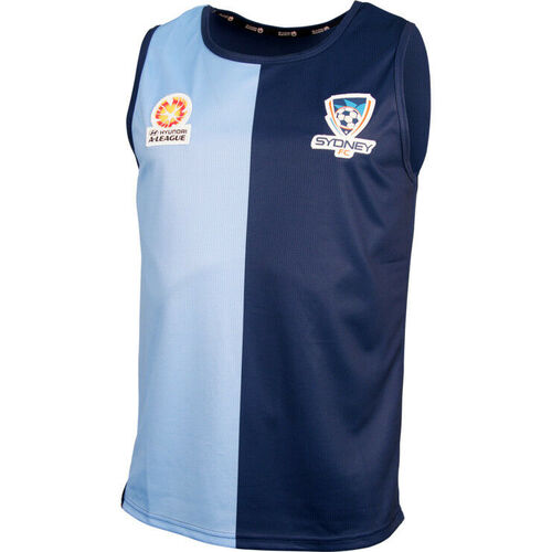 Sydney FC Sky Blues Training Singlet Size S-3XL! A League Soccer!
