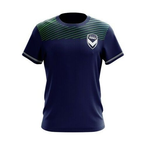Melbourne Victory 2019 A League Football Geo Squad Training T Shirt Size S-2XL