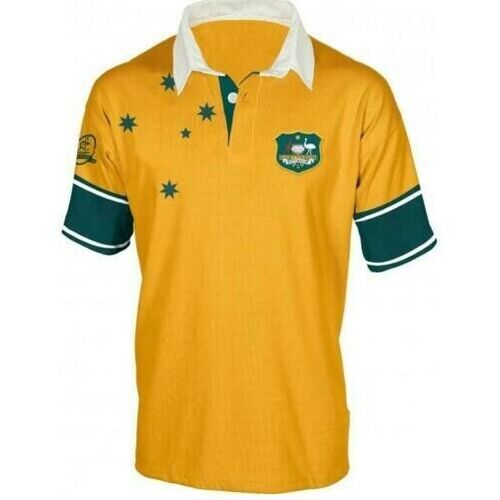 Australian Wallabies 1999 Rugby Union World Cup Retro Jersey Sizes S-5XL!