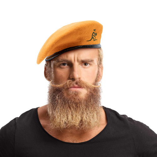 Australian Wallabies ARU Gold Beret Hat/Cap!