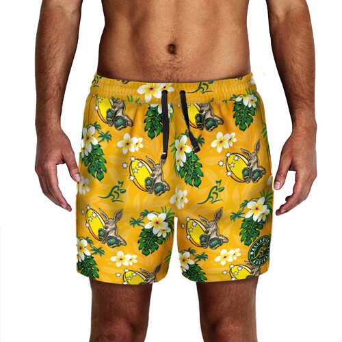 Australian Wallabies Rugby Union 2021 'Boomer' Swim Shorts Sizes S-5XL!