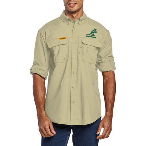 Australian Wallabies ARU Rugby Union Top End Outdoor Shirt Sizes S-5XL!