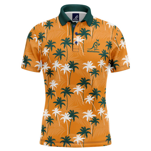 Australian Wallabies ARU 'Par-Tee' Golf Polo T Shirt Sizes S-5XL!