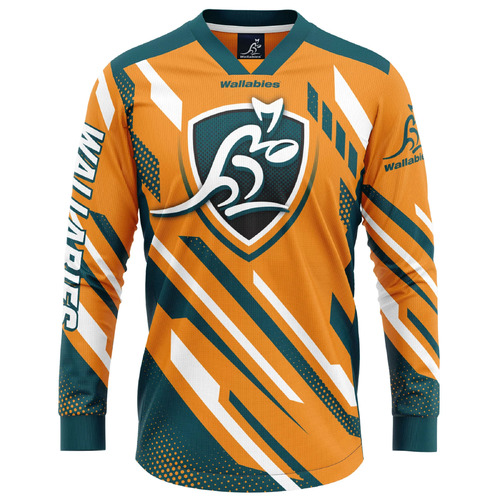 Australian Wallabies ARU Ashtabula Blitz MX Jersey Sizes S-5XL! 