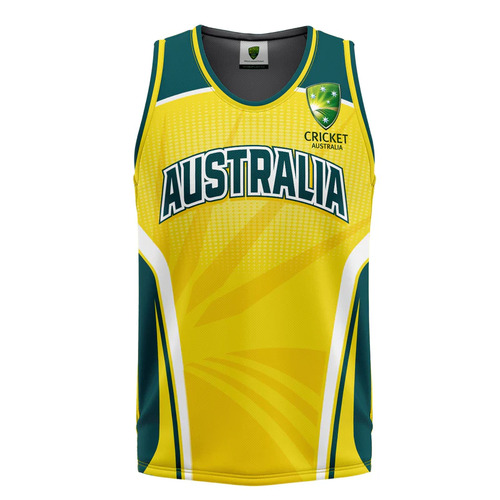 Cricket Australia 2024 'Southern' Basketball Singlet Sizes S-3XL!