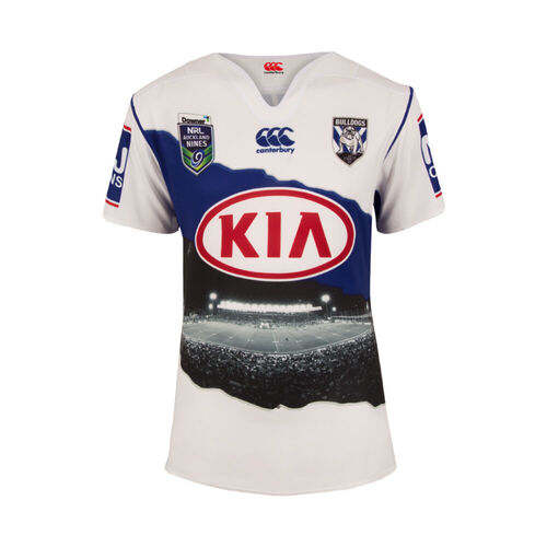 Canterbury Bulldogs NRL 2018 CCC Home Jersey  Ladies &  Kids Size 8 ONLY! 