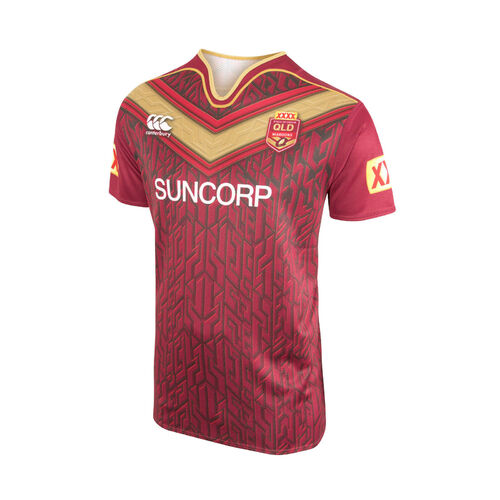 QLD Maroons State Of Origin CCC Training Jersey Adult Sizes S-4XL!7